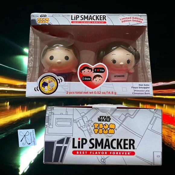 Star Wars Tsum Tsum Lip Smacker Limited Edition 2-pc Stackers - Picture 1 of 8